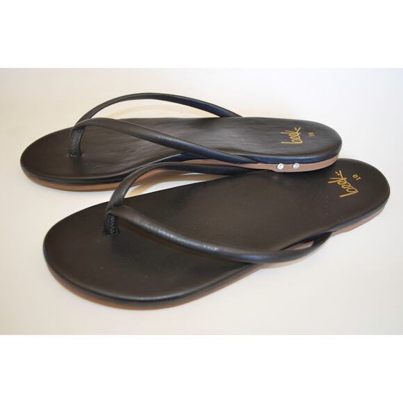 Beek Sunbeam Leather Flip Flop Sandal Size 10 - Picture 1 of 4